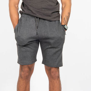 Ensemble décontracté homme personnalisé, respirant, léger, 100 % coton, grande taille, couleur unie, short et t-shirt d'été, écologique, haute qualité - Product Image 6