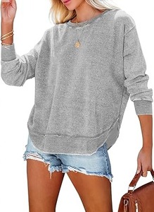 Sweat-shirts pour femmes en gros, impression de logo personnalisé, manches longues, haute qualité, fabriqués en usine, sweats-shirts pour femmes les plus vendus - Product Image 2