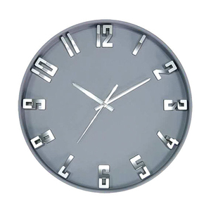 Horloge murale en métal de style design avec finition décorative élégante pour les murs du salon et de la chambre - Product Image 6