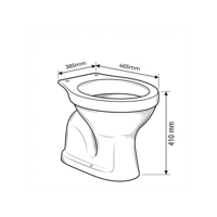 Inodoro Cerámico Oculto de Una Pieza con Tanque Montado en el Suelo, Sifón en S, Desodorizante, Diseño Moderno, Doble Descarga, Control Remoto, para Villas y Escuelas
