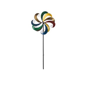 Nouvel Arrivage : Éolienne Métallique Décorative d'Extérieur avec Piquet pour Jardin et Cour, Taille et Forme Personnalisables - Product Image 5