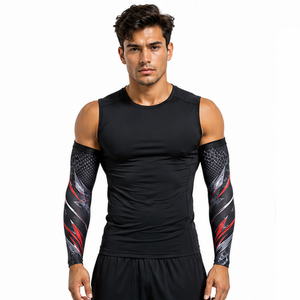 Manchons de compression sportifs pour hommes – Personnalisables, respirants, extensibles, de soutien et de protection pour la course, le cyclisme et l'entraînement - Product Image 1