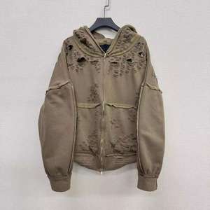 Sweat à capuche pour homme de haute qualité, à manches longues, confortable, thermique, style hiver, grande taille, uni, avec capuche effet vieilli - Product Image 1