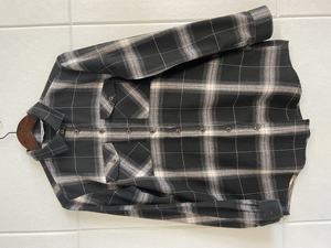Chemise en flanelle à carreaux à manches longues pour homme, coupe classique, vêtement décontracté, 100% coton, motif tissé - Product Image 3