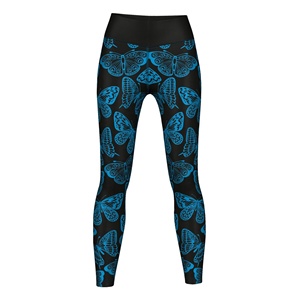 Private Label Custom Sublimation Print Workout Set Fitness Yoga <b>Leggings</b> And Bra <b>For</b> <b>Women</b> Stretchable Active Sports Clothing - Product Image 2