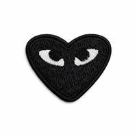 12 Couleurs Écologiques Patchs en Tissu 3D Thermocollants Accessoires de Vêtements DIY pour Chapeau Étoile Œil Cœur Broderies Appliquées Dessins Animés