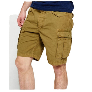 Shorts Cargo Homme Streetwear Personnalisés en Toile Épaisse, Taille Mi-Haute, Boutons, Style Décontracté, avec Poches - Product Image 5