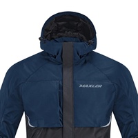 Blouson de moto de course personnalisé coupe-vent grande taille imperméable respirant en tissu polyester de haute qualité