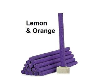 Bâtons d'encens naturel citron et orange Dhoop approvisionnement en gros au premier prix (violet) - Product Image 1