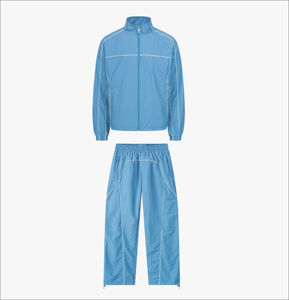 Custom-made men's nylon winter windbreaker sportswear 2-piece set lightweight and high-quality drawstring hoodie & <b>jogger</b> - Product Image 1