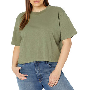 Camiseta corta ligera, camiseta corta de color personalizado, camiseta corta de alta calidad para mujer - Product Image 1