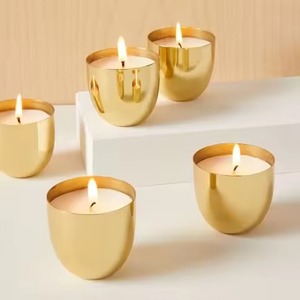 Minimalist Metal Votive Candle Holder Modern Tea Light Holder Decorative Home Dining Table Accent Decor - Product Image 5