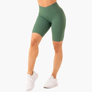 Leggings de Yoga Personalizables, Suaves, Elásticos, Levanta Glúteos, de Spandex, hasta la Rodilla, Cintura Alta, Shorts Deportivos, Transpirables - Product Image 1