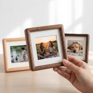 Mini Polaroid Instax Wooden <b>Frame</b> with Mat, Small Solid Wood Photo <b>Frame</b> Gift - Product Image 5