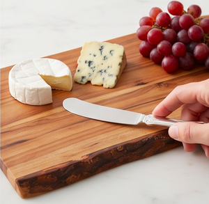 Stainless Steel Cheese <b>Butter</b> <b>Knife</b> With Decorative Silver Handle Durable <b>Spreader</b> For Kitchen Use - Product Image 6