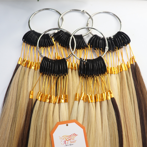 Anillo de color de cabello vietnamita para herramientas de salón de extensión de cabello humano Anillo de gráfico de muestra de teñido de cabello - Product Image 4