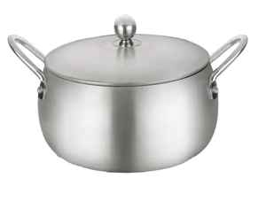 Casserole en aluminium antiadhésive avec couvercle, grande capacité, pot à soupe, compatible induction, ustensiles de cuisine - Product Image 5