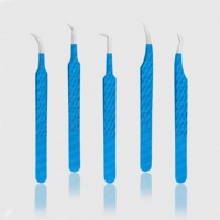 Pinzas Multifuncionales de Precisión de 12 cm con Punta de Diamante Azul de Acero Inoxidable de Alta Calidad Personalizadas al por Mayor