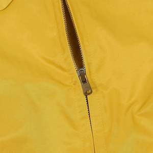 Men Classic Yellow Satin Bomber <b>Jacket</b> Harrington Style Collared Shiny Silk Flight <b>Jacket</b> Lightweight Casual Zip Up Outerwear - Product Image 3