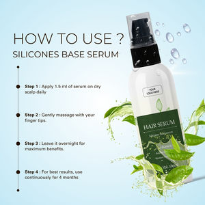 Aceite Capilar con Base de Silicona, Libre de Crueldad Animal, con Fórmula Concentrada para el Crecimiento del Cabello, Suavizante y Brillante - Hecho en Gujarat - Product Image 1