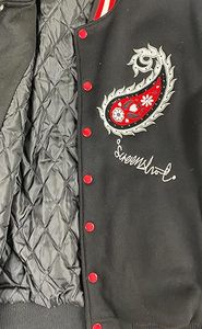 Chaqueta Clásica Americana Tipo Letterman para Mujer – Chaqueta Bomber Varsity Premium con Diseño Bordado, Tela Cálida, Corte Relajado, Elegante - Product Image 6