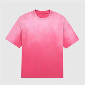 Camisetas de Algodón Grueso para Hombre, Lavado Ácido, Estilo Vintage, Oversize, con Logotipo Personalizado, Ropa Urbana Casual de Verano - Product Image 3