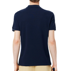 เสื้อเชิ้ตผู้ชายทรงปกติ ผ้าคอตตอนปิเก้ยืดหยุ่น แขนสั้น ปลายแขนริบ ระบายอากาศได้ดี แห้งเร็ว รับผลิตแบบ OEM แบรนด์ส่วนตัว - Product Image 2