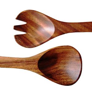 Ensemble de 2 cuillères à salade en résine de couleur personnalisée, écologiques, lavables au lave-vaisselle, 11 pouces, outils à salade modernes, cuisine à domicile - Product Image 1