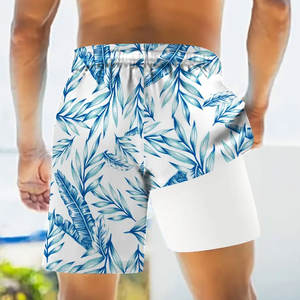 Pantalones Cortos de Hombre de Alta Calidad, Nuevos y Modernos, de Secado Rápido, Diseño Casual con Rayas Estampadas, Transpirables, para Playa y Natación - Product Image 2