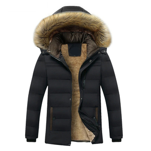 Nueva Colección de Chaquetas Parka con Capucha para Hombre, de Alta Calidad, Impermeables, Acolchadas, Largas, de Tela - Product Image 2