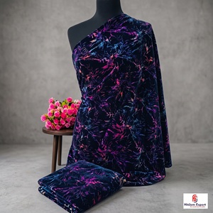 Tissu en velours imprimé multicolore pour robes de mode, vêtements, décoration intérieure, textile, fabricant sur mesure, fournisseur OEM ODM - Product Image 6