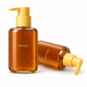 PET <b>Pump</b> <b>Bottle</b> Plastic <b>Dispenser</b> Shape Silk Screen Printed for Shampoo Lotion Body Wash Cosmetic Packaging Manufacturer Vietnam - Product Image 5