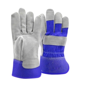 Gants de travail en cuir de vachette pleine fleur de haute qualité, anti-vibration, certifiés CE, ignifuges, résistants à l'abrasion, souples et sécuritaires - Product Image 6