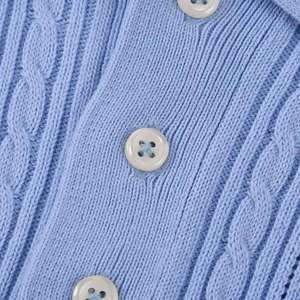 T-shirt classique tricoté à manches courtes, style quatre saisons, avec logo brodé, nouveau style, t-shirt à manches courtes en tricot torsadé - Product Image 6