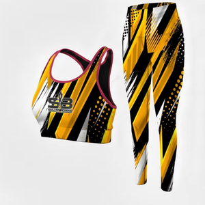 Conjunto de yoga para mujer, la mejor calidad en sublimación y tela - Product Image 1