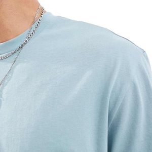 Camiseta de Algodón Moderna para Hombre, Casual, de Manga Corta, Holgada, Estilo Urbano, Moda de Verano, Proveedor de Fábrica OEM al por Mayor - Product Image 3