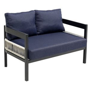 U_Style Multi-person Outdoor Iron <b>Sofa</b> Set Table Rattan Decoration <b>Waterproof</b> Rust-proof for Garden Lawn Outdoor Living Space - Product Image 5