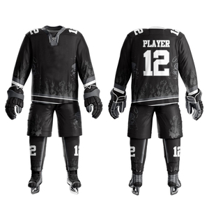 Uniforme de hockey sobre hielo cómodo y diseñado para atletas que buscan soporte transpirable y movilidad mejorada en cada partido. - Product Image 3