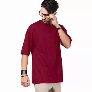 Camiseta Vintage Lavada para Hombre al por Mayor, Camiseta de Algodón con Lavado Ácido, Personalizada, Oversize, de Ajuste Holgado para Hombre - Product Image 4
