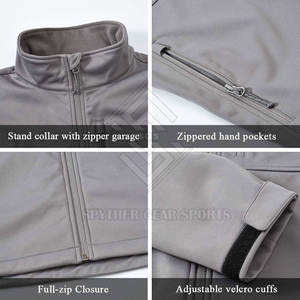 Chaqueta Casual de Invierno para Hombre, Fabricada en Fábrica, de Venta Caliente, con Cuello Alto, Logotipo Frontal, Ecológica y Transpirable - Product Image 6