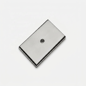 Poignées de meubles modernes en laiton bronze, plaque arrière rectangulaire, design classique durable, pour portes, tiroirs, commodes, maison et bureau - Product Image 2