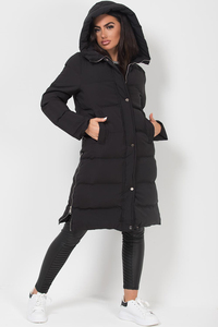 Chaqueta Larga Acolchada para Mujer, Diseño Moderno, Cierre Completo con Cremallera, Acolchado Grueso, Térmica, Ideal para Viajes, Resistente - Product Image 3