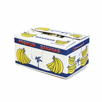 Les boîtes en carton de banane sont faites de papier ondulé de haute qualité, assurant la sécurité des fruits frais pendant le transport