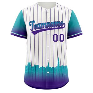 Manufacture Wholesale Custom Uniform 100% <b>Polyester</b> Heat-Transfer Printed Quick Dry Unisex Short Sleeve T <b>Shirts</b> Baseball Jersey - Product Image 1
