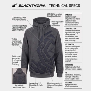 Sudadera con Capucha Personalizada al por Mayor de Fábrica para Hombre, Corte Regular, 100% Algodón, Felpa Francesa Transpirable, Impresión de Goma en Relieve en la Parte Delantera - Product Image 4