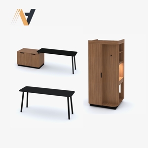 Juego de Muebles de Dormitorio Estándar con Función Práctica de Almacenamiento para Dormir, MDF/HPL/LPL para Suministros de Hostelería, Fábrica de Vietnam - Product Image 2