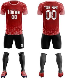 Maillot d'entraînement de football à manches courtes pour homme 2025 OEM en tissu respirant Spandex/Polyester avec nom du joueur imprimé par transfert thermique - Product Image 3