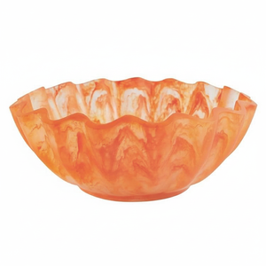 2026 Bestseller Epoxy Resin Serving Bowl For Salad Fruits Soup & Snacks <b>Dinnerware</b> Flower Design Serving Bowl For Kitchenware - Product Image 4