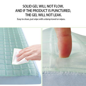 2025 nuevo producto 40*60cm cubierta extraíble ergonómico contorno Cervical soporte para el cuello almohada ortopédica almohada de Gel refrigerante - Product Image 5