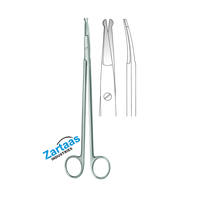 Ciseaux chirurgicaux THORAX & VASCULAIRE STRULLY en acier inoxydable de haute qualité 22CM Fabricant et exportateur d'instruments chirurgicaux